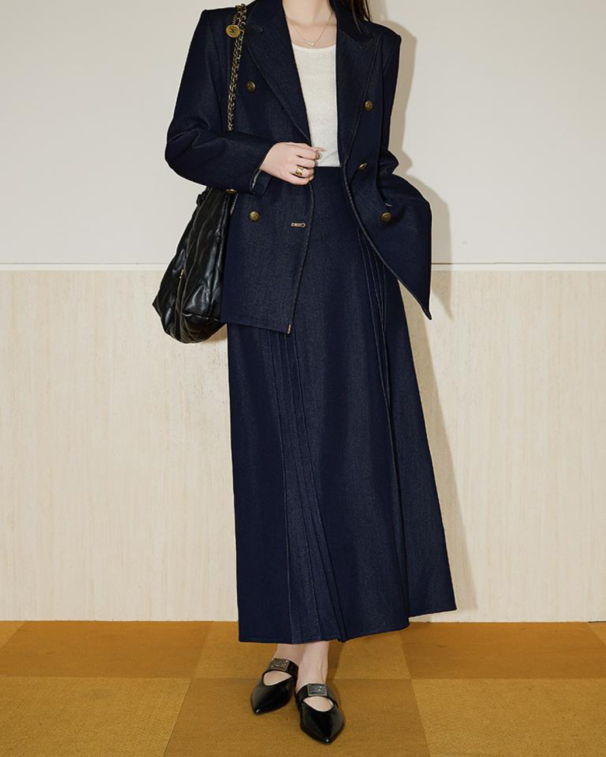 デニムジャケット セットアップ