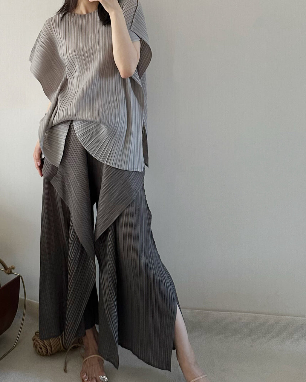 ケープスリーブ レイヤードセットアップ