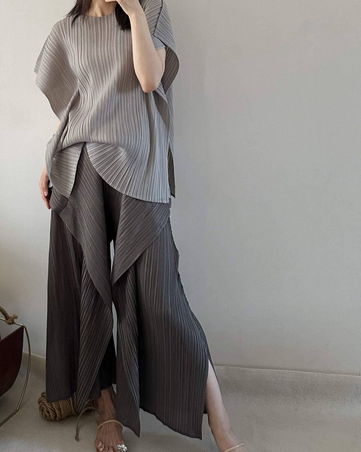 ケープスリーブ レイヤードセットアップ